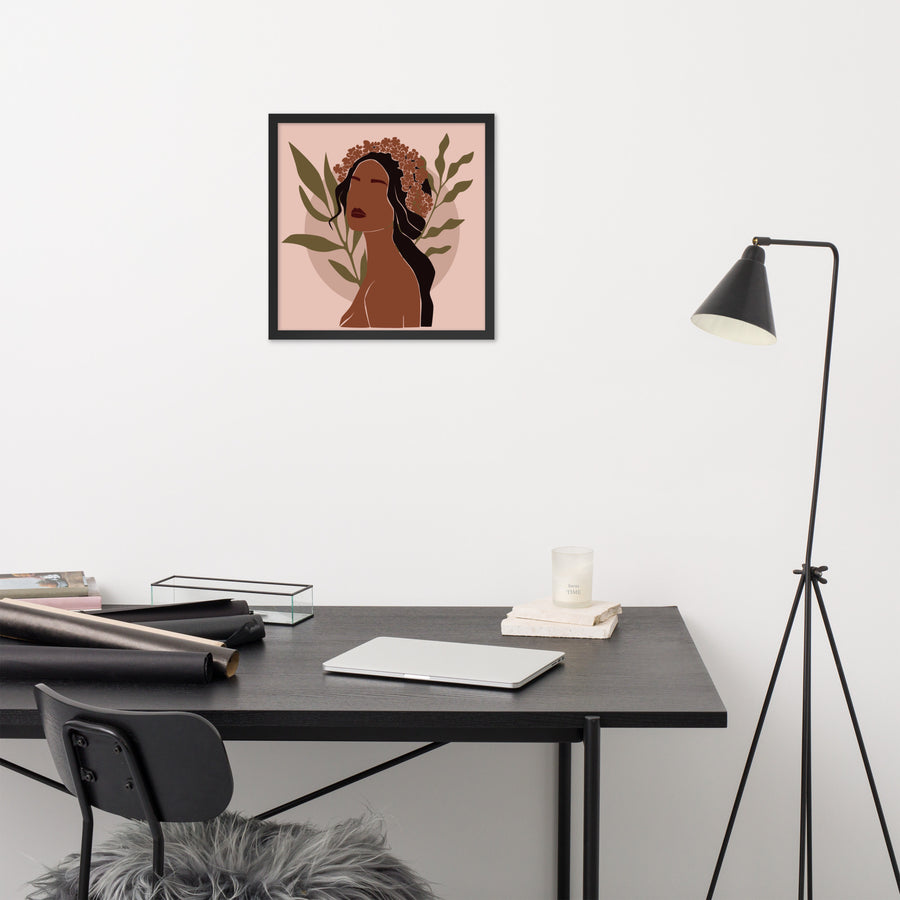 Aesthetic Woman's Art 3 Framed poster