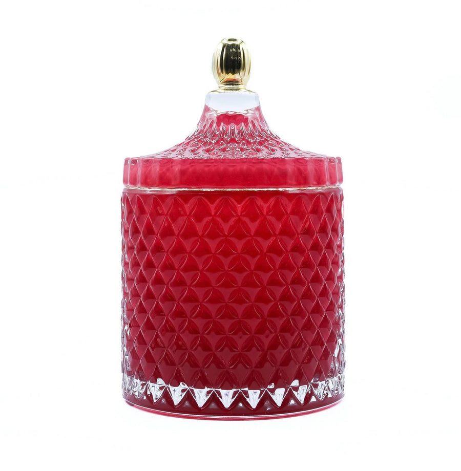 CHERRY FLAME RAINDROP LUXURY CANDLE  8oz + 1 REFILL